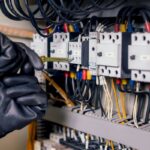 Electrician,Engineer,Work,Tester,Measuring,Voltage,And,Current,Of,Power